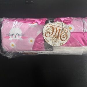 Minky Couture Easter Daisy Blanket - Tween Size 36”x50”